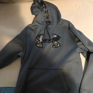 Grey and Camo Under Armor Sweatshirt